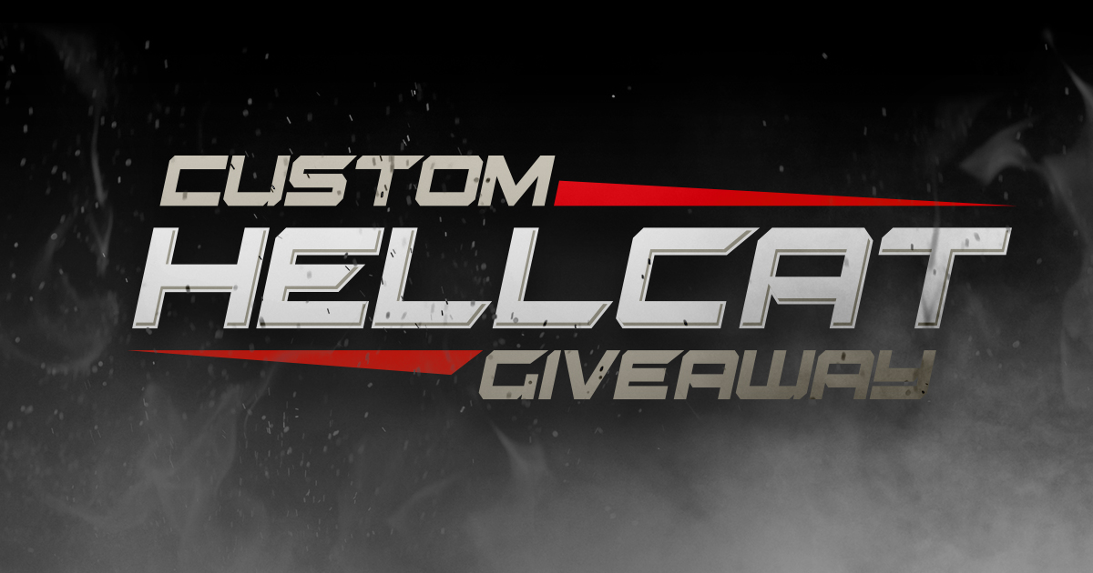 Custom Hellcat Giveaway Shoot On Enter to Win Today