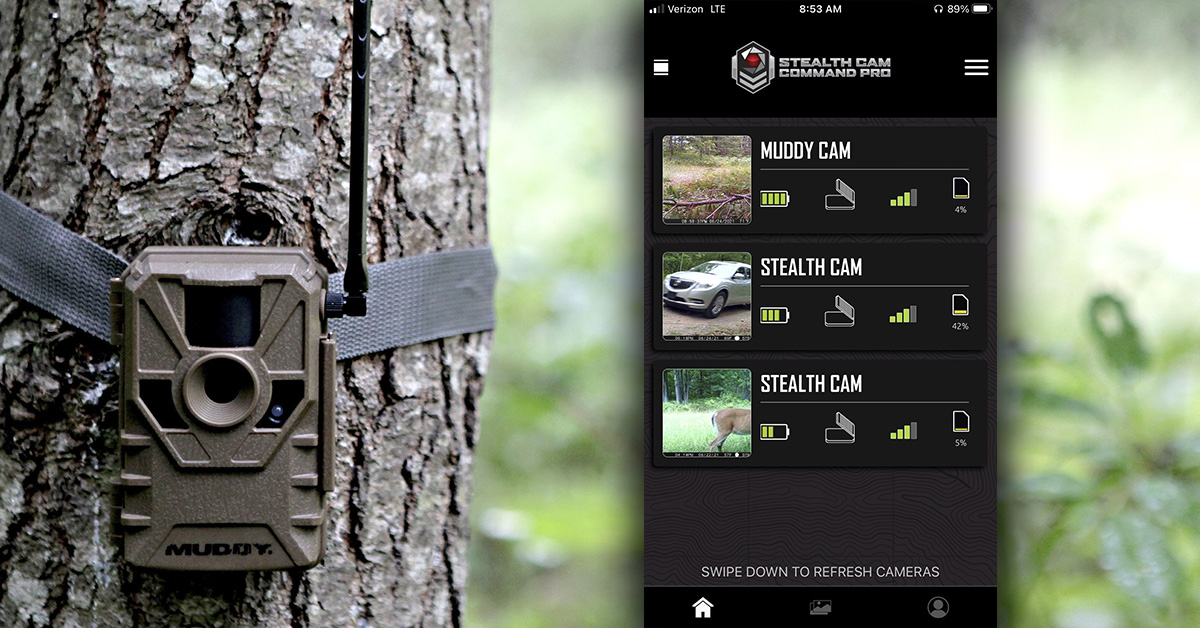 stealth cam command login