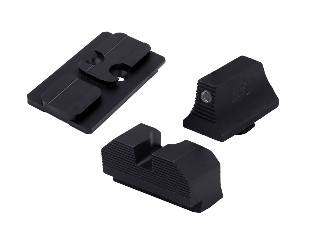 Xs Sights Introduces Optic Plates And Or Height Sight Bundles For Glock Mos Pistols