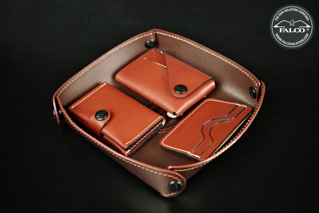 Falco Minimalist Leather Wallets Expand Edc Line