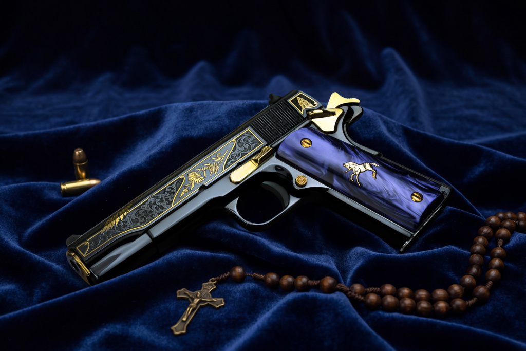 Sk Customs San Miguel Arcángel Colt 1911 Joins Saints Series