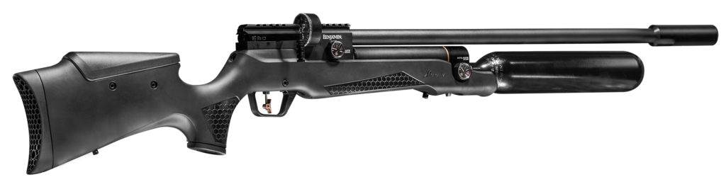 Benjamin Marauder Gen 3 PCP air rifle; Benjamin Marauder Gen 3 adjustable stock and cheekpiece; Benjamin Marauder Gen 3 air rifle barrel